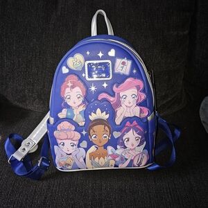 Loungefly Princess Backpack - Blue and White